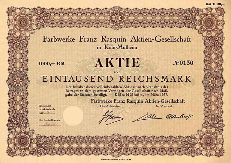 Farbwerke Franz Rasquin AG