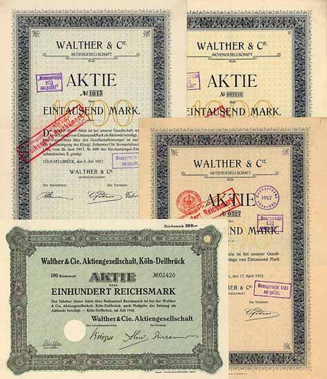 Walther & Cie AG (5 Stücke)