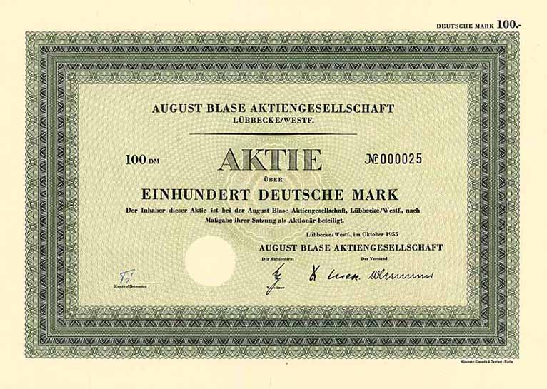 August Blase AG