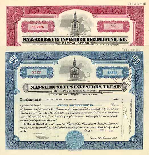 Massachusetts Investors Trust (2 Stücke)
