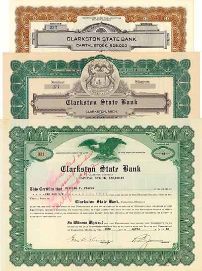 Clarkston State Bank (5 Stücke)