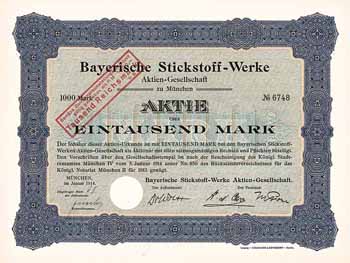 Bayerische Stickstoff-Werke AG