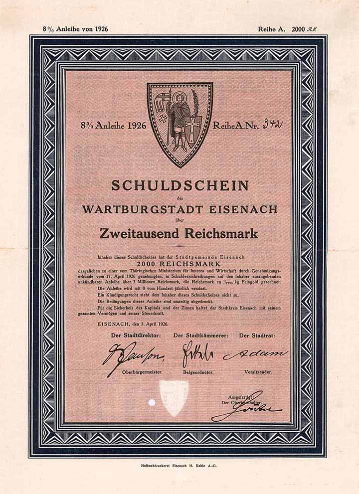 Wartburgstadt Eisenach