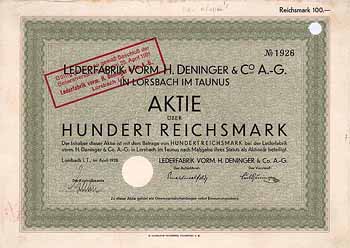 Lederfabrik vorm. H. Deninger & Co. AG