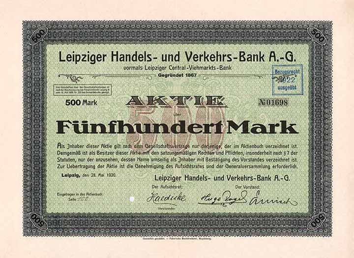 Leipziger Handels- und Verkehrs-Bank AG