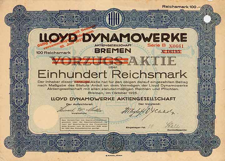 Lloyd Dynamowerke AG