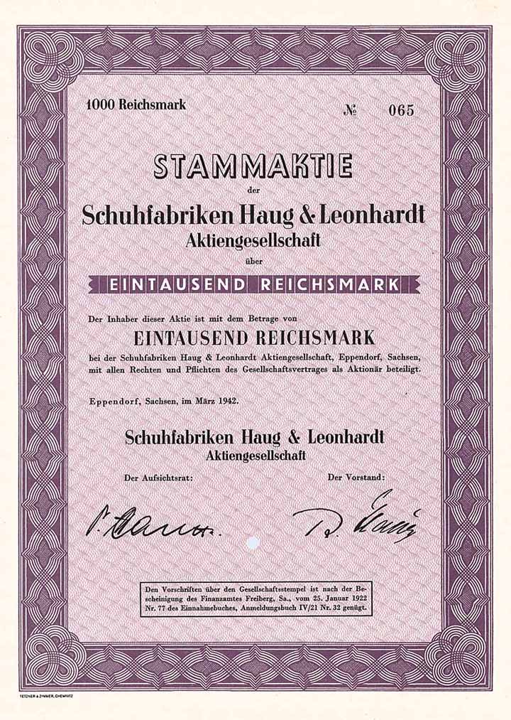 Schuhfabriken Haug & Leonhardt AG