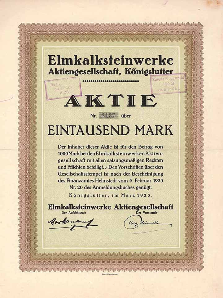 Elmkalksteinwerke AG