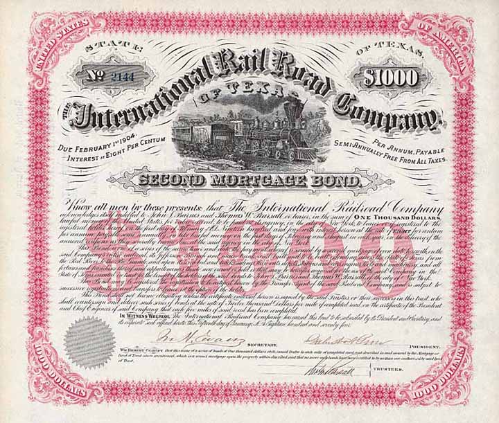 International Railroad Co. of Texas