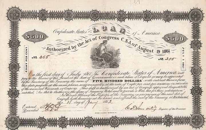 Confederate States of America, Cr. 054 (R7) - Ball 46 (R5)