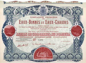 Cie. Fermière des Eaux-Bonnes et Eaux-Chaudes S.A.