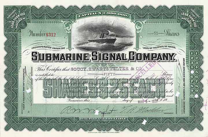 Submarine Signal Co.