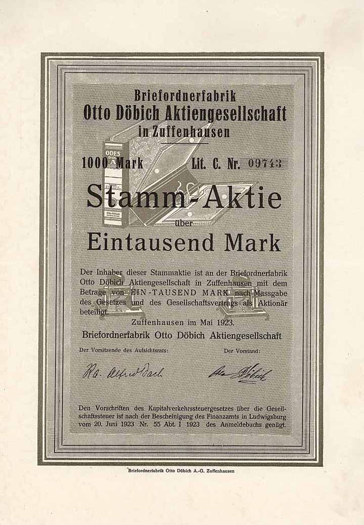 Briefordnerfabrik Otto Döbich AG