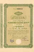 M�hrisch-Schlesische Bank (Moravsko-Slezsk� Banky)
