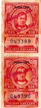Revenue Stamps United States - Documentary