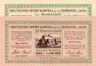 Deutsches Sport-Kartell (e.V.) Cranzahl i. Erzgebirge (2 St�cke)