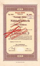 Nhfadenfabrik vorm. Julius Schrer