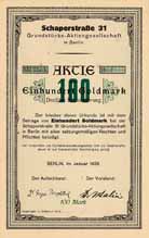 Schaperstra�e 31 Grundst�cks-AG