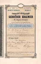 Commandit-Gesellschaft von Gebrder Kraemer auf dem St. Ingberter Eisenwerk