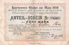 Sportverein H�chst am Main 1908 Verein f�r Fussball, s�mtl. Rasenspiele und Leichtathletik