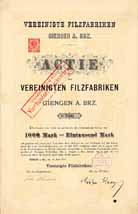 Vereinigte Filzfabriken