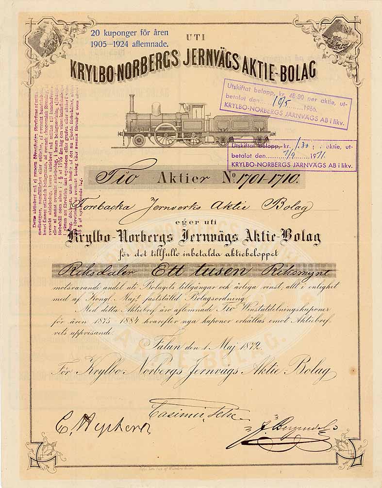 Krylbo-Norbergs Jernv�gs AB