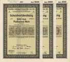 Deutsche Schutzgebietsanleihe 1911 (3 Stcke)