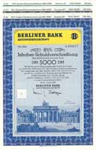 Berliner Bank AG (10 Stücke)