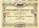 Soc. Nouvelle des Etablissements Decauville Ain S.A.