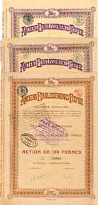 Konvolut - Anciens Etablissements Pieper S.A.  Herstal (3 Stcke)