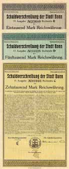 Stadt Bonn (3 Stcke)