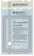 BMW Australia Finance Ltd. + BMW Finance N.V. (2 St�cke)