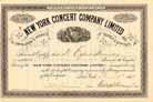 New York Concert Company Limited