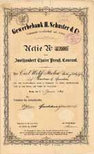 Gewerbebank H. Schuster & Co. Commandit-Gesellschaft auf Actien