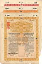Chinese Imperial Government Gold Loan of 1898 (11 Stcke)