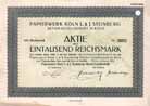 Papierwerk K�ln L. & J. Steinberg AG