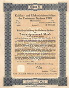 Freistaat Sachsen (Kohlen- und Elektrizittsanleihen)