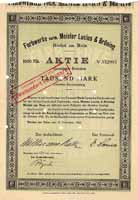Farbwerke vorm. Meister Lucius & Br�ning (mit Reichsmark-Umstellung)