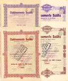 Konvolut - Etablissements Scaldis Anc. Jos. Van der Wielen (4 Stcke)