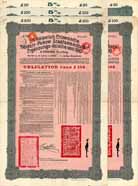 Kaiserlich Chinesische Tientsin-Pukow Staatseisenbahn Ergnzungs-Anleihe von 1910 (5 Stcke)