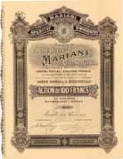 Soc. de l�Ap�ritif Mariani Quiquina S.A.