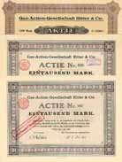 Gas-AG Ritter & Cie. (3 St�cke)