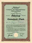 �Adler� Transport- und R�ckversicherungs-AG