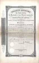 S.A. des fermes runies du Kurhaus et des Sources minrales  Homburg-s-Monts