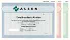 Alsen AG (3 Stcke)