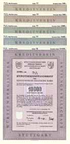 Wrttembergischer Kreditverein AG (5 Stcke)