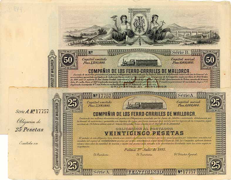 Cia. de los Ferro-Carriles de Mallorca (2 Stcke)