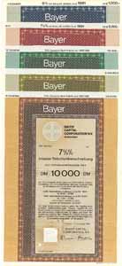 Bayer AG + Bayer Capital Corp. N.V. + Bayer International Finance N.V. (5 St�cke)