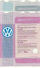 Volkswagen International  Finance N.V. (2 St�cke)