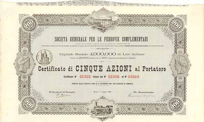 Soc. Gen. Ferrovie Complementari